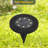 Matte Black Solar Powered Integrated LED Pathway Light Kit