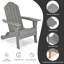 Chaise Adirondack pliante en plastique-70302376