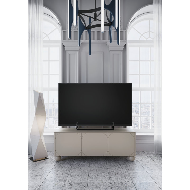Killingly Unfinished TV Stand for TVs up to 55", Cashmere