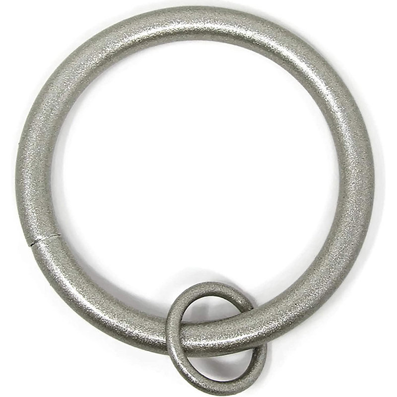 Anneau de rideau en métal Mccarthy, Étain, 1,8 po de diamètre