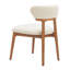 Chaise en cèdre blanc et noyer