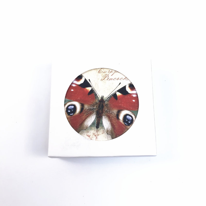 Sous-verre papillon
