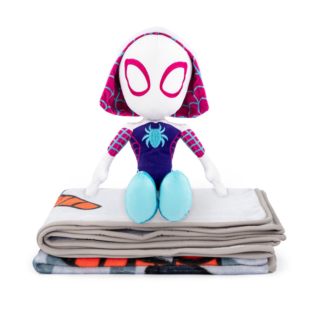 Marvel Spidey Und Seine Super-freunde Ghost Spider Gwen Plüsch-minikissen Buddy & Decke