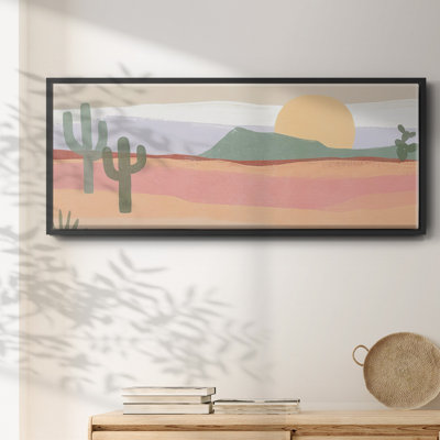 Cactus Plateau I - toile encadrée
