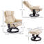 Alsup 80cm Wide Ergonomic Recliner-392612423