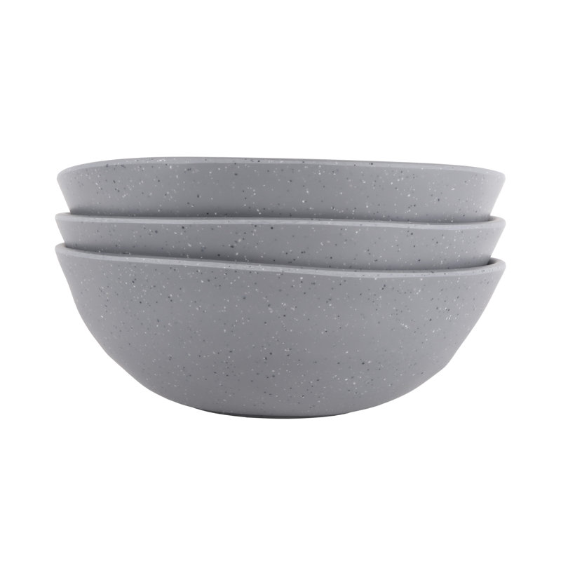 Bol rond en mélamine 9 po Tenaya, gris