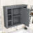 Yavonda Modern Wall Mounted Bathroom Storage Cabinet with Mirror and 6 Open Shelves-1746472775