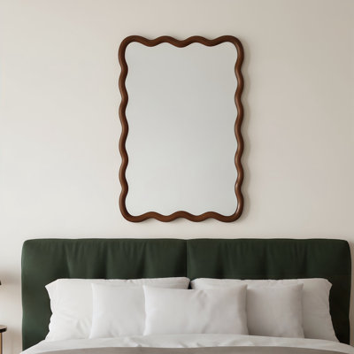 Cadre décoratif ondulé en bois Chesney