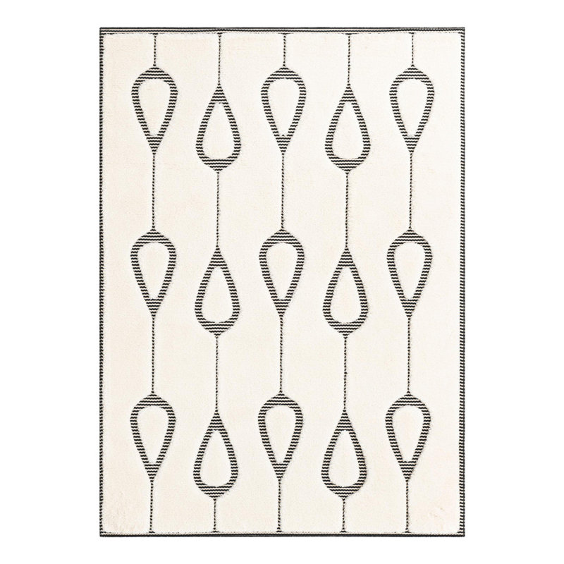 Corrigan Studio® Lines Raheesa Rug, Rectangle 5'1" x 7'1"