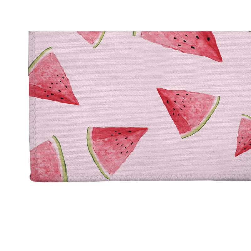 Summer Melon Outdoor Rug, Runner 2'6" x 8'