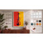 Violin Bold Geometry Modern - Wrapped Canvas-1587903532-1587903701