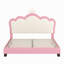 Lit princesse rembourré avec tête de lit couronne, lit plateforme avec tête de lit et pied de lit-521700663-521700648