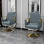 Chaise de salon hydraulique pivotante à 360 ° - Fauteuil de coiffeur professionnel avec pompe-371000852