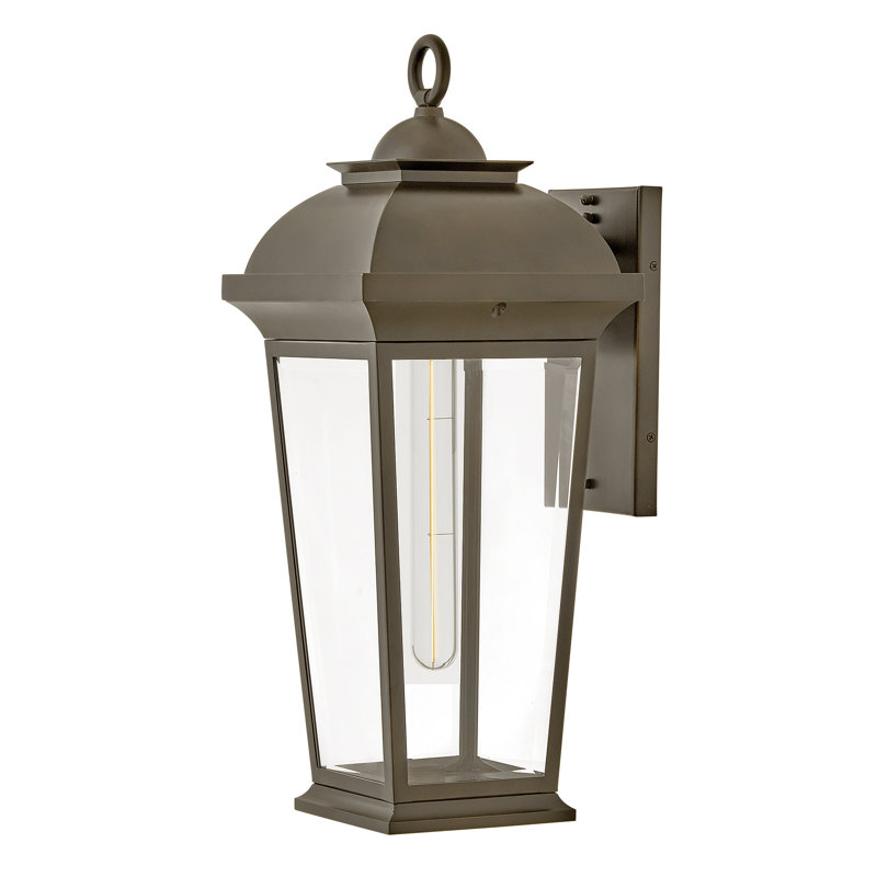 Hinkley Hawthorne Medium Wall Mount Lantern, 20.25" H x 8.5" W x 9" D