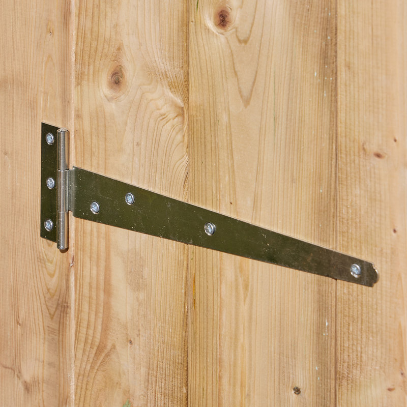Rowlinson 8x6 Shiplap Apex Shed Single Door with Window