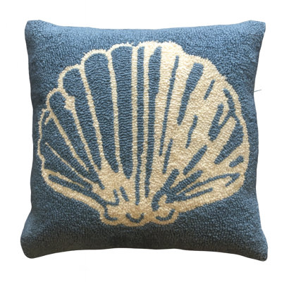Shellington Blue  Pillow Size 18X18