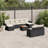 Vidaxl Garden Sofa Set Black, Cream White
