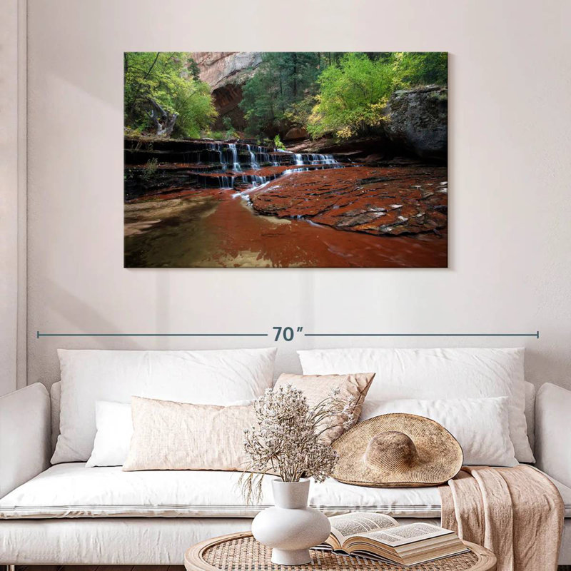 Alvord Zion Plateau The Subway Waterfall, H 30 po x l 45 po