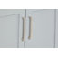 Meuble-lavabo simple gris ARIEL avec comptoir en quartz blanc Carrara-1173044494-1148892236