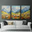 Lanscape Study Series LX III - Ensemble de 3 toiles tendues avec châssis - Prêt à être accroché-65960350