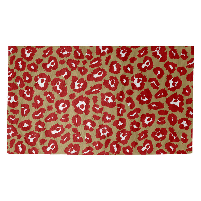 Cortesani Animal Print Indoor Rug, Rectangle 3' x 5'