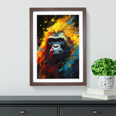 Gorilla Abstract - Framed Print