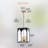 Large Outdoor Indoor Pendant Light 4-Light, Classic Black And Brass Finish Metal Chandelier Outside Hanging Fixture Ceiling Mount With Clear Glass Shade For Front Porch Entrance Foyer-1202698548