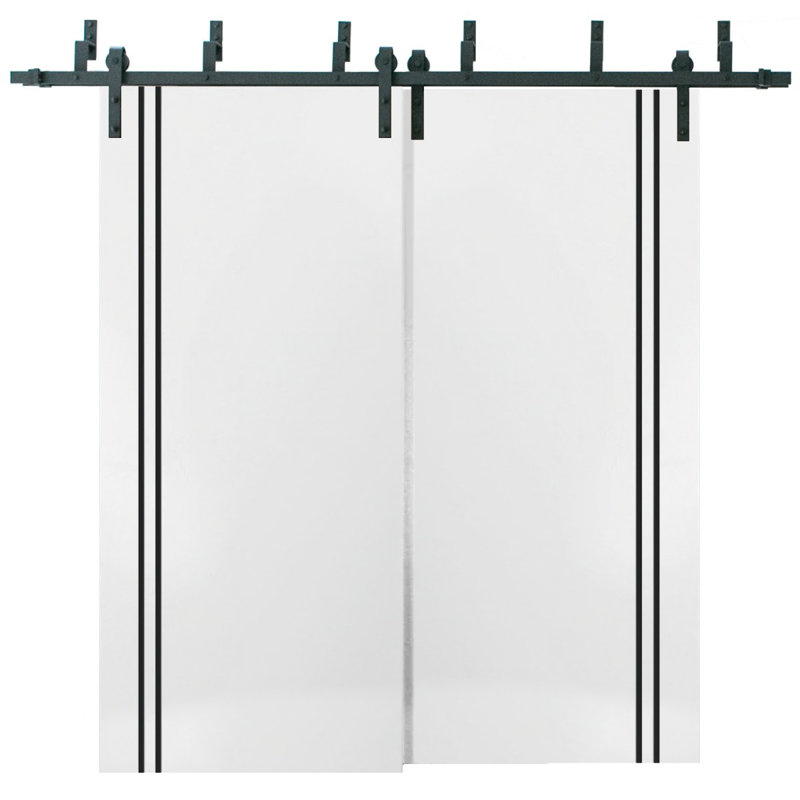 Finition en bois massif manufacturé, Satin blanc, 72 po x 84 po