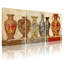 poterie vase, vases élégants, ensemble de 3 impressions sur toile-1045366595