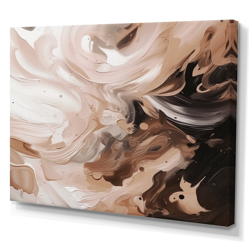 Roxanna dansant avec de l'eau IV, H 12 po x l 20 po x P 1 po, Toile tendue