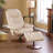 Faux Leather Swivel Recliner