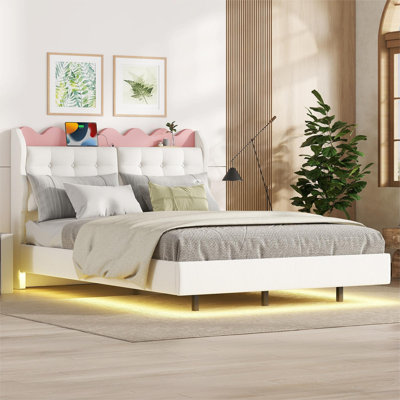 Cathelene Upholstered European Double (140 x 200 cm) Bed