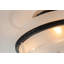 Mazant 3 Light Semi Flush In Black And Chrome