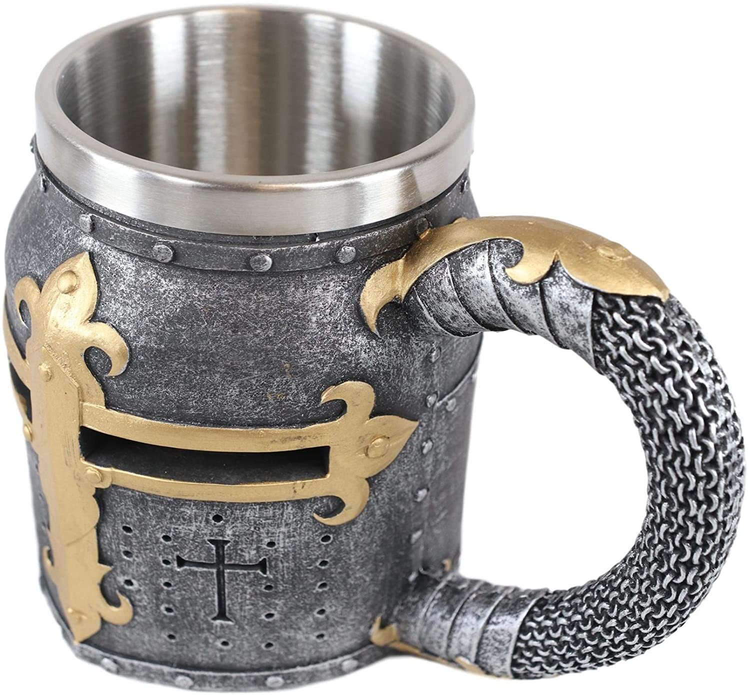 Medieval Knight Mug, Slogan Mighty Mug, Cider Mug, Medieval Mug, Coffee Mug,  Tea Mug, Warrior Mug, Larp Mug, Sir, Gift for a Reenactor 