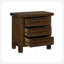 Table de chevet 3 tiroirs Classic Brown