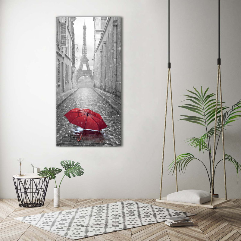Parasol France - Wrapped Canvas Print