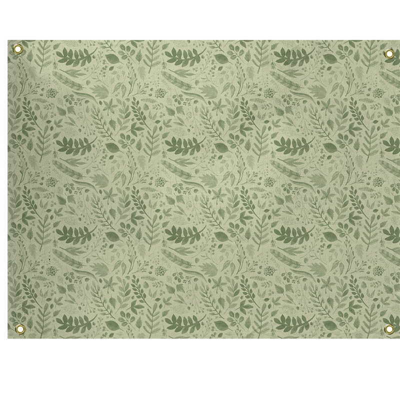 Polyester Tapestry, 59" H x 80" W, Green