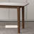 4 - Person White Rectangular Solid Wood Sintered Stone Tabletop Dining Table Set-2048655306