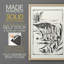 Linocut Style Seabird III - reproduction encadrée de qualité supérieure - prête à être accrochée - aucun clou requis - aucun clou requis-1065215388-1065215389