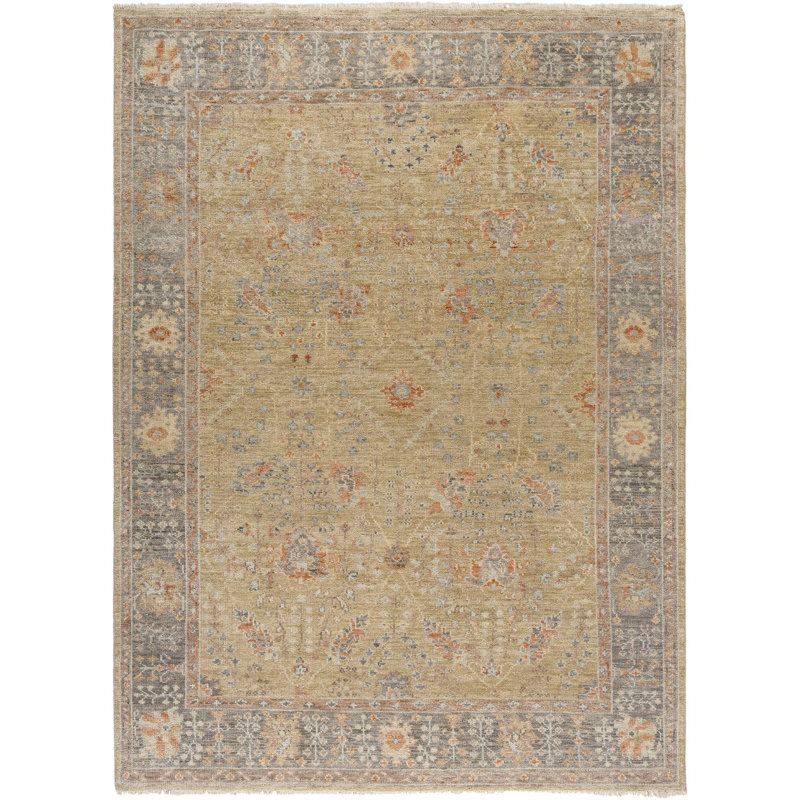 Monterey Hand Knotted Area Rug, Rectangle 6' x 9'
