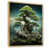 Toile naturelle avec cadre flottant