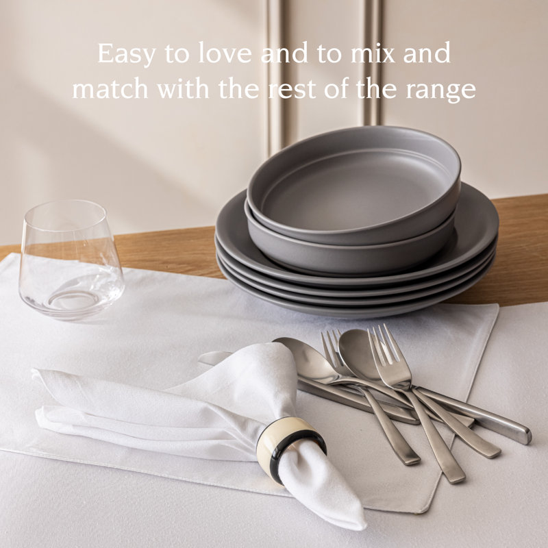 over&back Washed Cloth Napkins, White