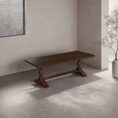 Ash wood brownness dining table