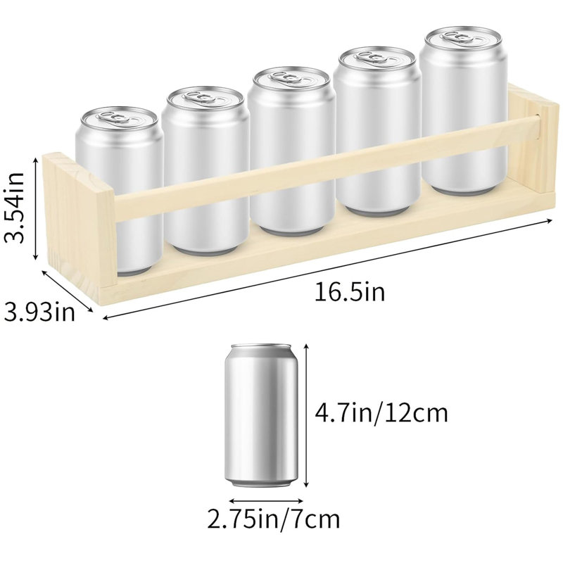 Floating Shelves, 3 Pcs, Natural Wood