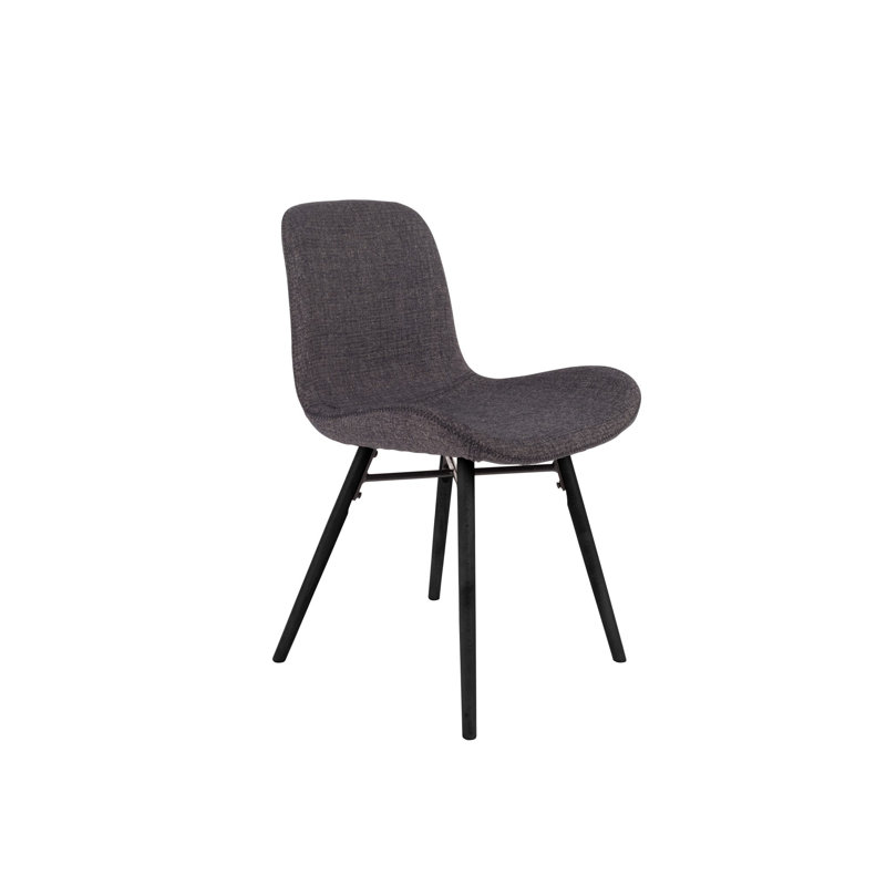 Upholstered Dining Chair, Light Gray