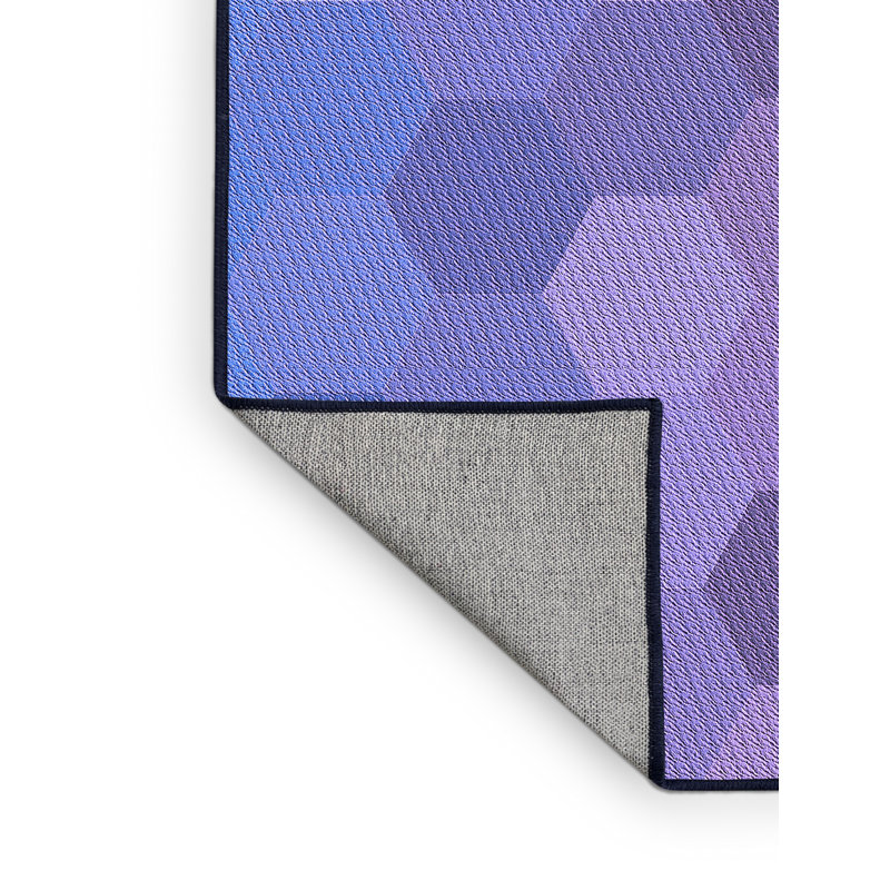 Tapis 100% à motif lavable à la machine 2989, Rectangle 5 pi x 7 pi