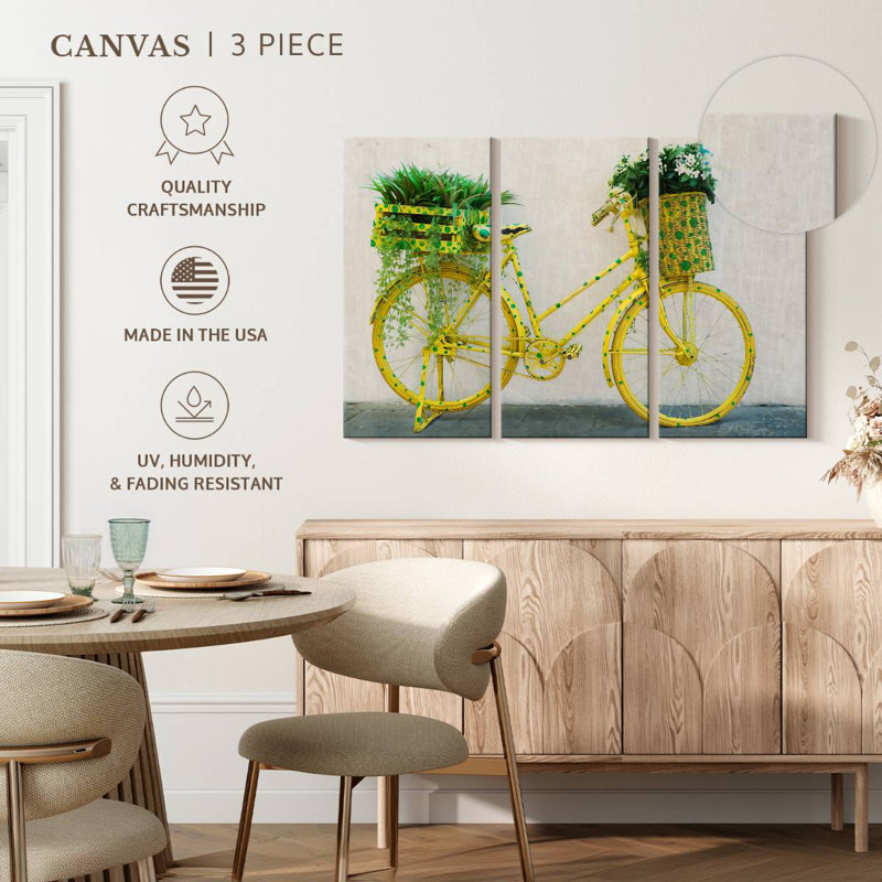 Bicycle Garden, 24" H x 38" W
