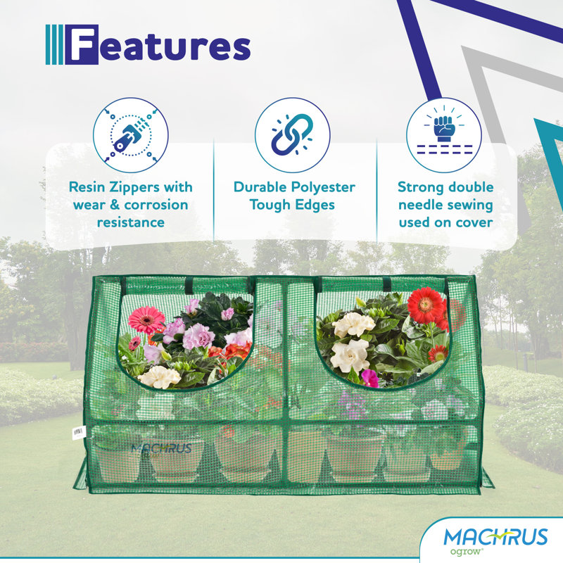 Cloche de serre d'extérieur compacte Machrus Ogrow