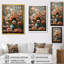 Rose, gris, coquelicots, fleurs, nature morte, charme III - coquelicots, art mural-838527060-838527071
