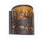 1 - Light Flush Mounted Sconce